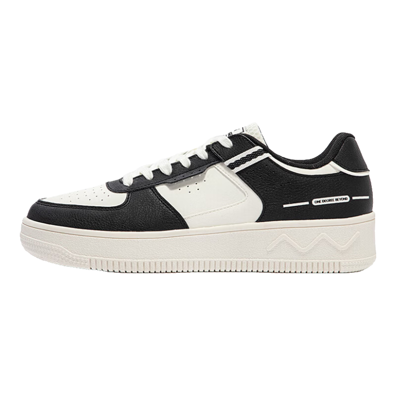 361° Men's Sports Shoes, Air Force One Retro Thick-Soled Heightening White Sneakers, Casual Versatile Skateboard Shoes, 672426615-4