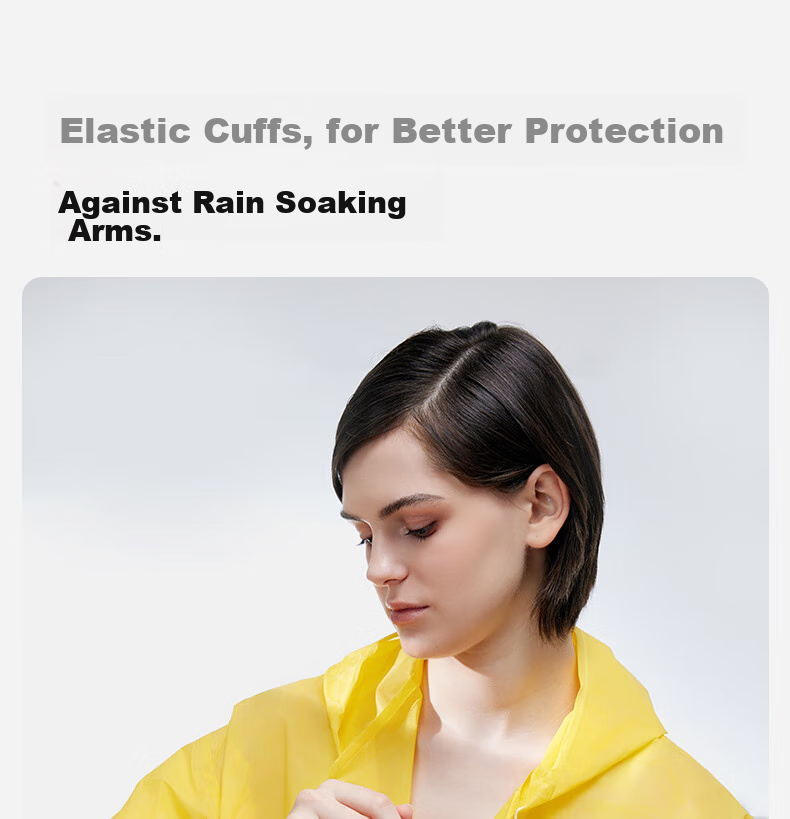 Briars Disposable Raincoat for Adults, Thickened, for Hiking, Marathon, Rafting, Long Style, Full-Body Protection against Heavy Rain, Outdoor Travel, Beige 11