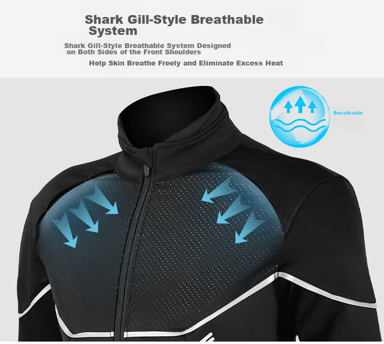 WestBiking WestBiking Autumn And Winter Bicycle Riding Jacket, Long-Sleeve Set, Warm Fleece-Lined Cycling Sportswear 7