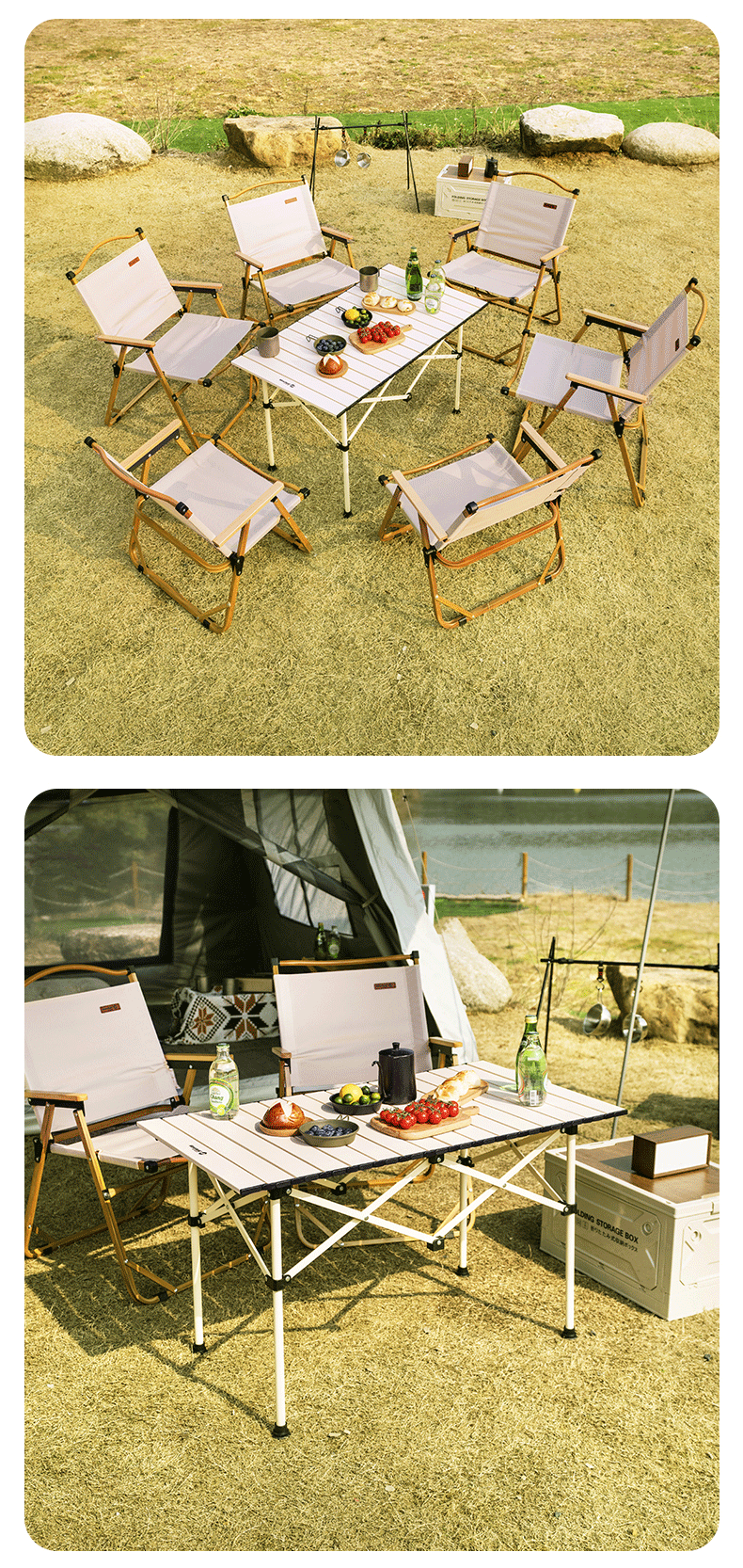 Westfieldoutdoor Folding Table for Outdoor Camping, Portable Picnic And Barbecue Table for Garden And Balcony 9