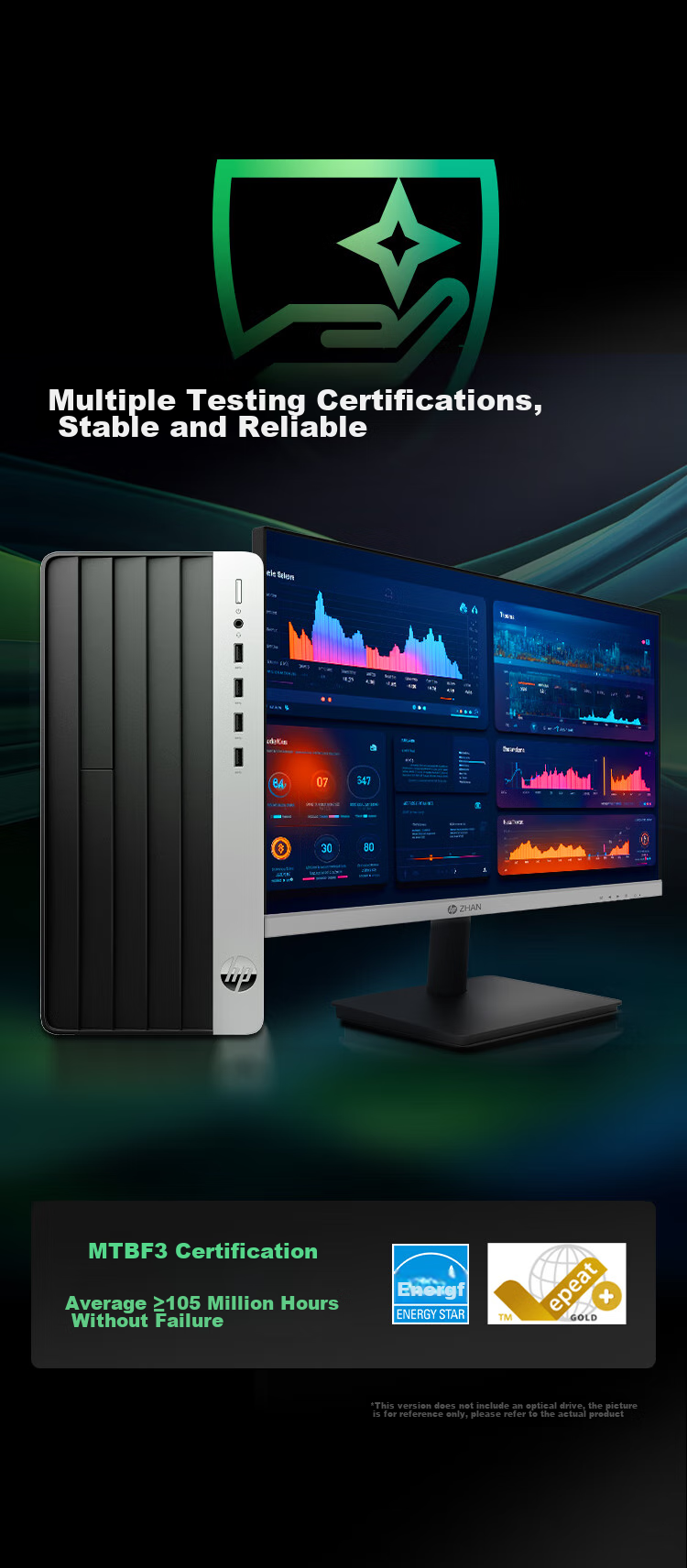 HP Zhan 99 New High-Performance Desktop Computer (i5-14500, 16GB DDR5, 512GB) 23.8" Screen Business Office Productivity Design Education Learning Machine 4