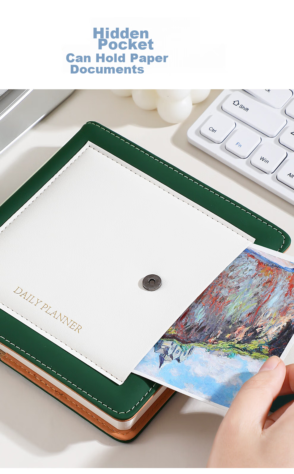 Jiaranheng Daily Planner, Square Notebook, Portable Stationery, Mini Pocket Notebook, Schedule Book, High-Quality Time Management, Self-Discipline Check-In Work And Study Notebook, Gray 12