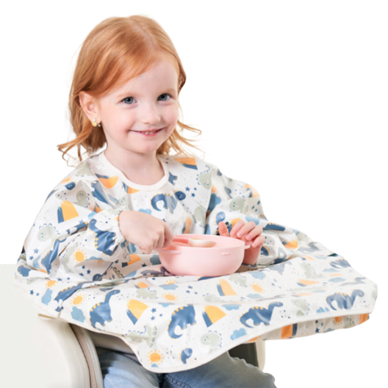 9I9 Baby Dining Cover Chair Set, Waterproof, Detachable, Infant And Child Reverse Wear Bib, Splash-Proof Apron, A122