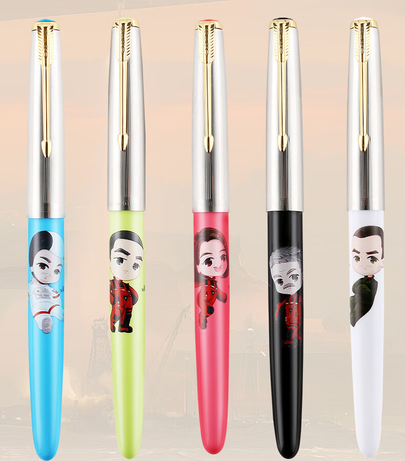 HERO Fountain Pen, Upgraded Version for Students, Black, Iridium Nib Ink Pen for Daily Writing And Calligraphy Practice, EF Tip, Transparent Packaging Box 4