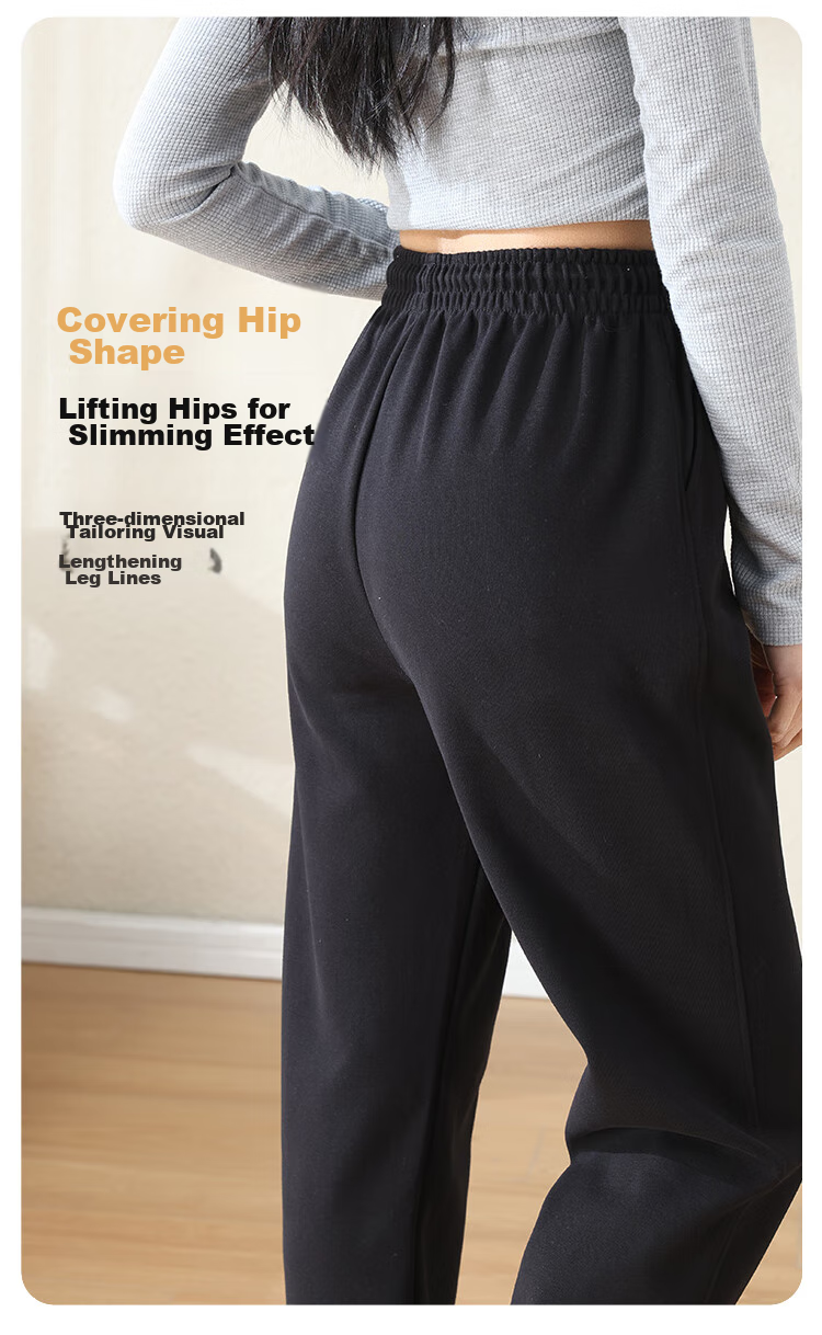FitonTon Women's Sweatpants, Spring/summer 2026, Loose-Fitting Joggers for Outdoor Wear, Slimming And Versatile Harem Pants, Casual Trousers for Ladies 8