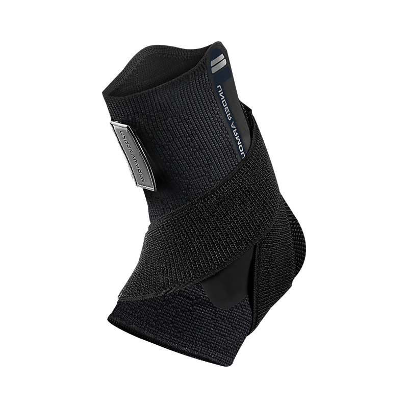Under Armour Ankle Support Brace, Sports Warmth, Knee Joint Fixation Splint, Ankle Protector for Men And Women, Anti-Sprain Foot Guard, Black M