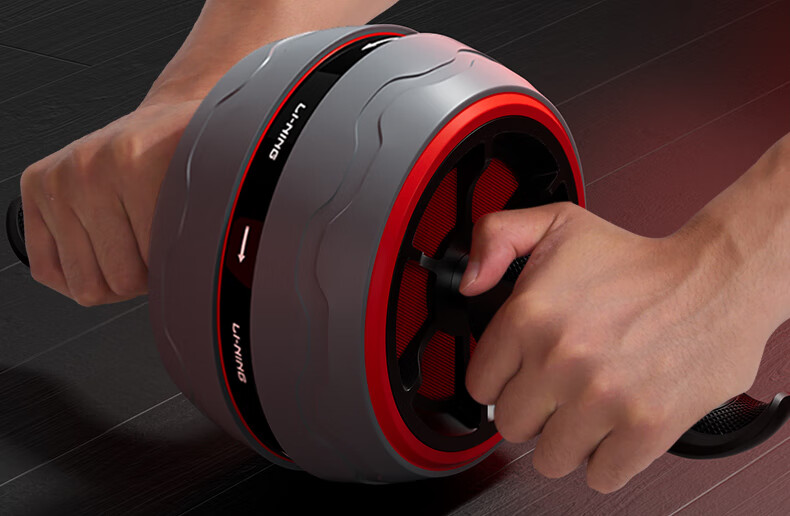 Li-Ning Automatic Rebound Giant Wheel Ab Roller with Non-Slip Design for Women And Men's Abdominal Muscle Training at Home 9