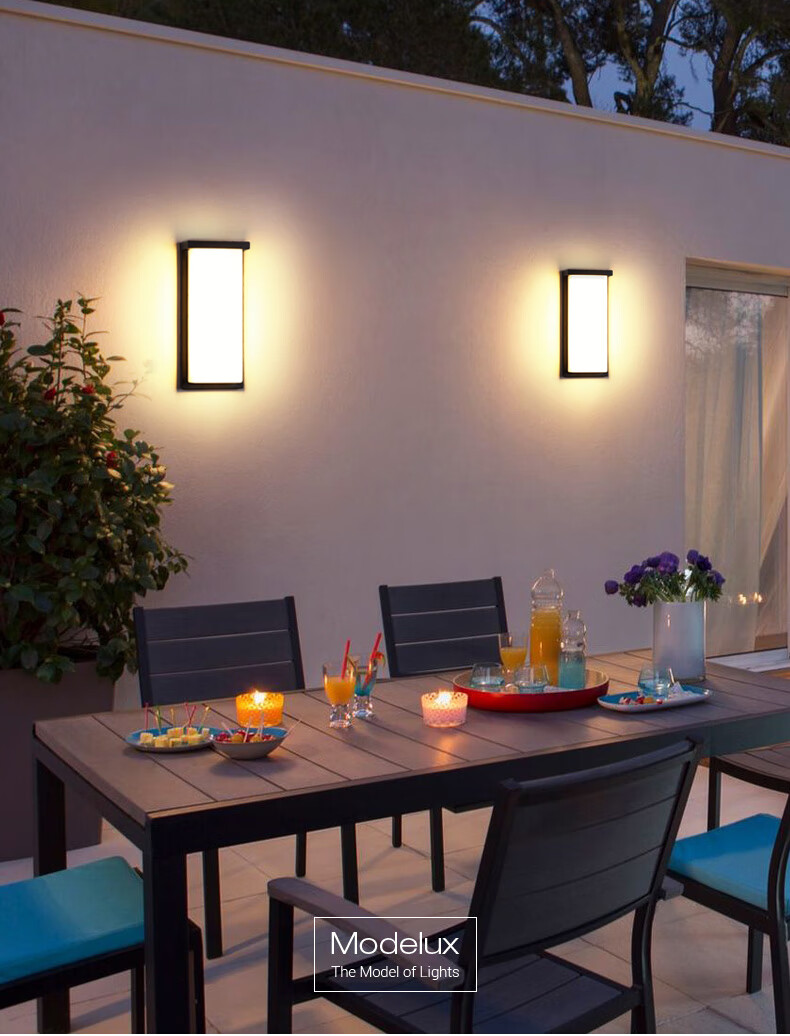 ZIDENG Garden Wall Light for Entrance, Outdoor Waterproof Light for Villa Courtyard, Exterior Wall Gate, Balcony Super Bright Wall Lamp 5