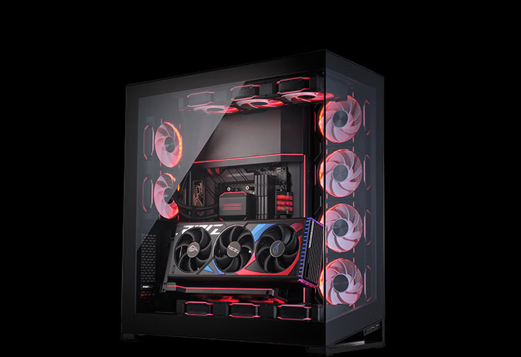 PHANTEKS D30 Building Block Version Zhengye 12cm Case Water Cooling Radiator ARGB Temperature Control Fan (30mm Thick/7 Blades High Air Pressure/Wireless Cable Connection/3-Piece Set/Black) 4
