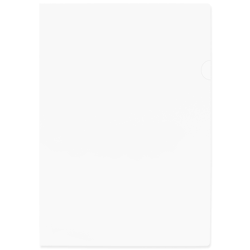 GuangBo 100 A4 Transparent L-Shaped File Folders, Document Sleeves, File Organizers, Single-Sheet Two-Page Style, Receipt And Contract Storage, Document Protection, Express Delivery Bags, Office Supplies P0001