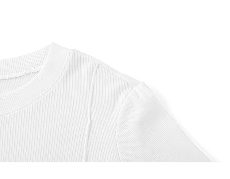 Dme [Soft And Comfortable Inner Layer] Spring And Autumn Versatile Round Neck Base Shirt for Wome 14