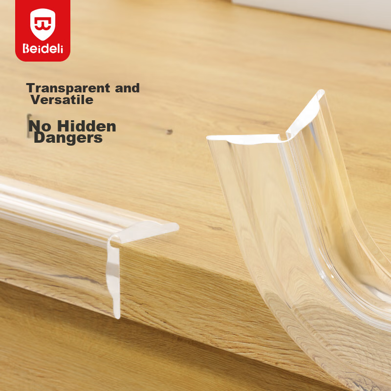 BEIDELI Transparent Anti-Collision Strip, Invisible Table Corner Bumper for Infants And Toddlers, Anti-Bump Edgeless Protector, 2 Meters