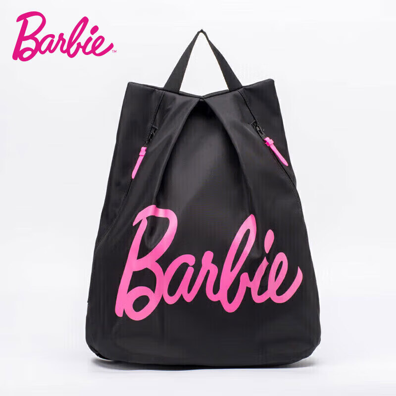 Barbie Swim Bag Wet and Dry Separation Unisex Fitness Sports Beach Bag Waterproof Backpack Black