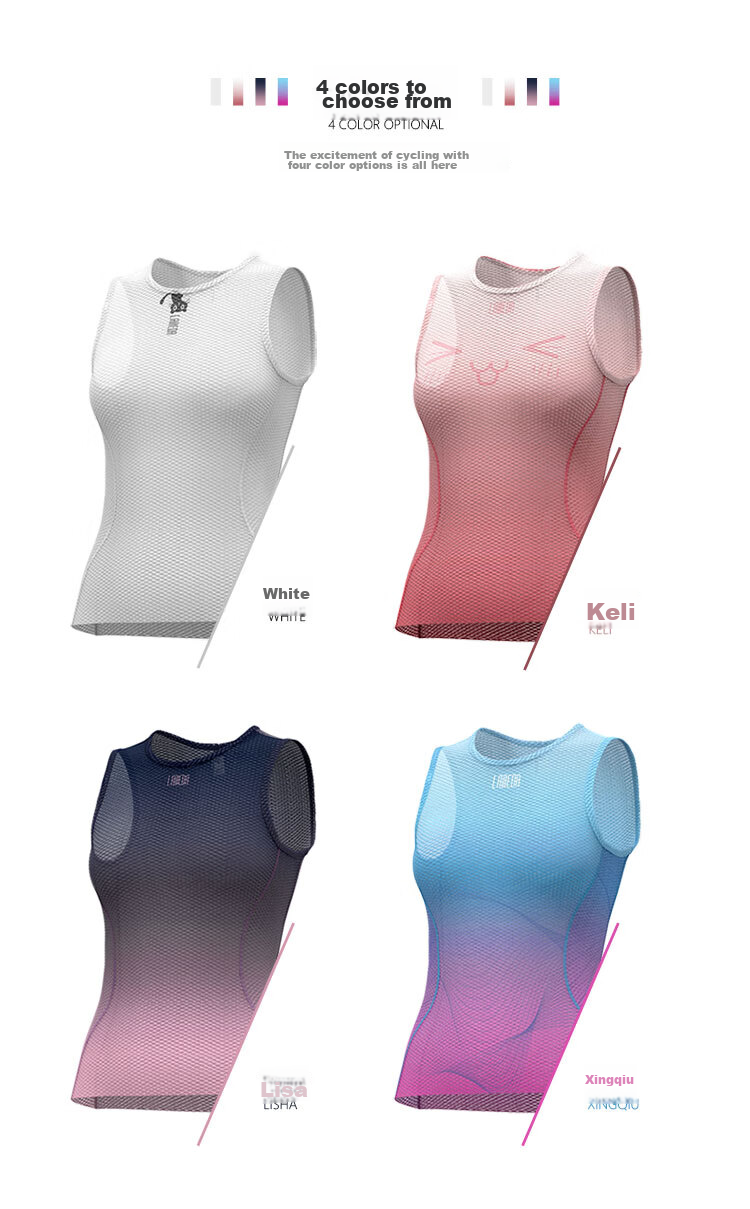 Lameda Women's Cycling Sweat-Wicking Vest, Quick-Dry Top, Moisture-Absorbing Mountain And Road Bike Jersey, Undershirt, Keli, XS/S 5