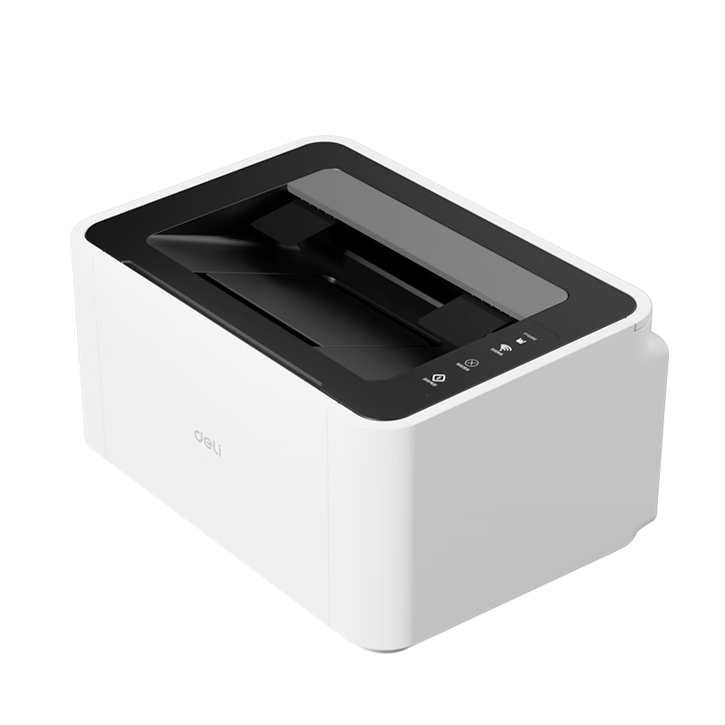 Deli P1020W AI Printer, Black And White Home Office Printer, A4 Student Home Family Error Correction Homework Compatible with Mobile Phones, Wireless Laser Printer, AI Learning