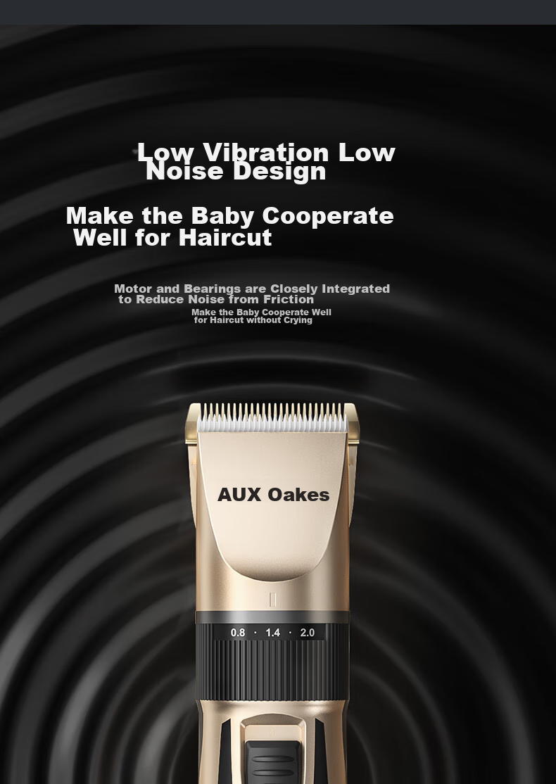 AUX Electric Hair Clipper for Adults, Electric Trimmer, Electric Hair Cutting Machine, Shaver for Children And Babies, Haircutting Tool Set, X1 Premium Configuratio 13