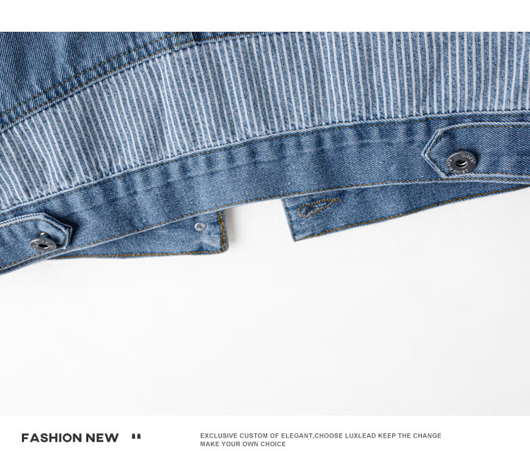Cypress Denim Vest 2026 Spring Summer New Women's Commuter Washed Casual Striped Patchwork Top 10