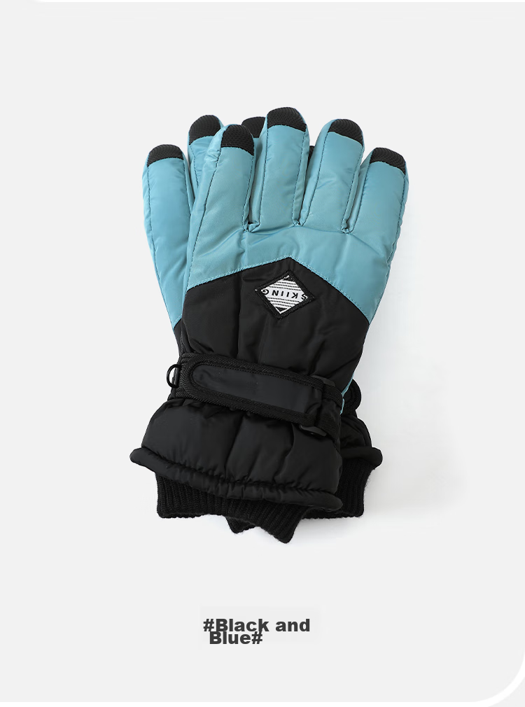 MISSION UV Women's Ski Gloves, Thickened And Fleece-Lined for Winter, Windproof, Cold-Resistant, Water-Repellent, Suitable for Cycling in Autumn And Winter, Touchscreen Compatible, Warm Gloves 14