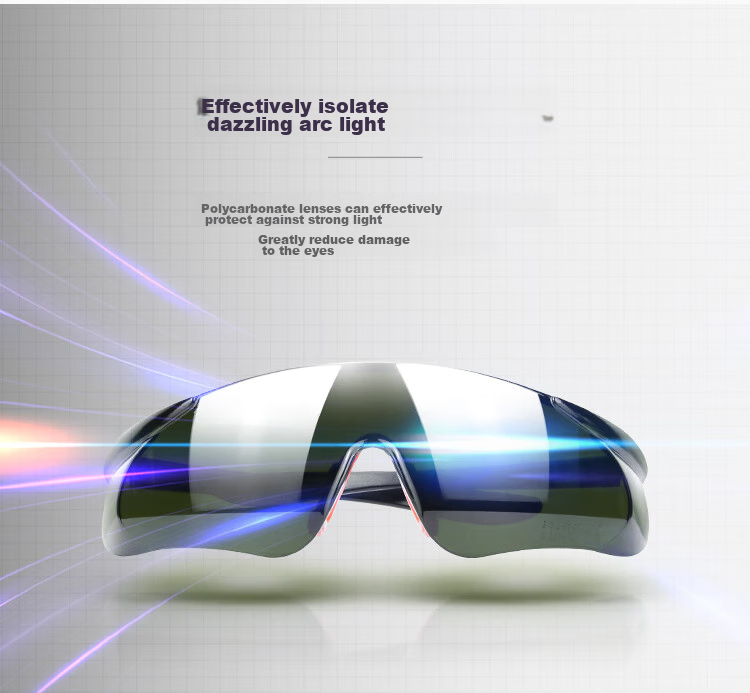 XINGGONG Welding Goggles, Welder's Glasses, Industrial Cutting Protection, Anti-Glare, Anti-Blinding Laser Welding Safety Glasses XGY-9H 5
