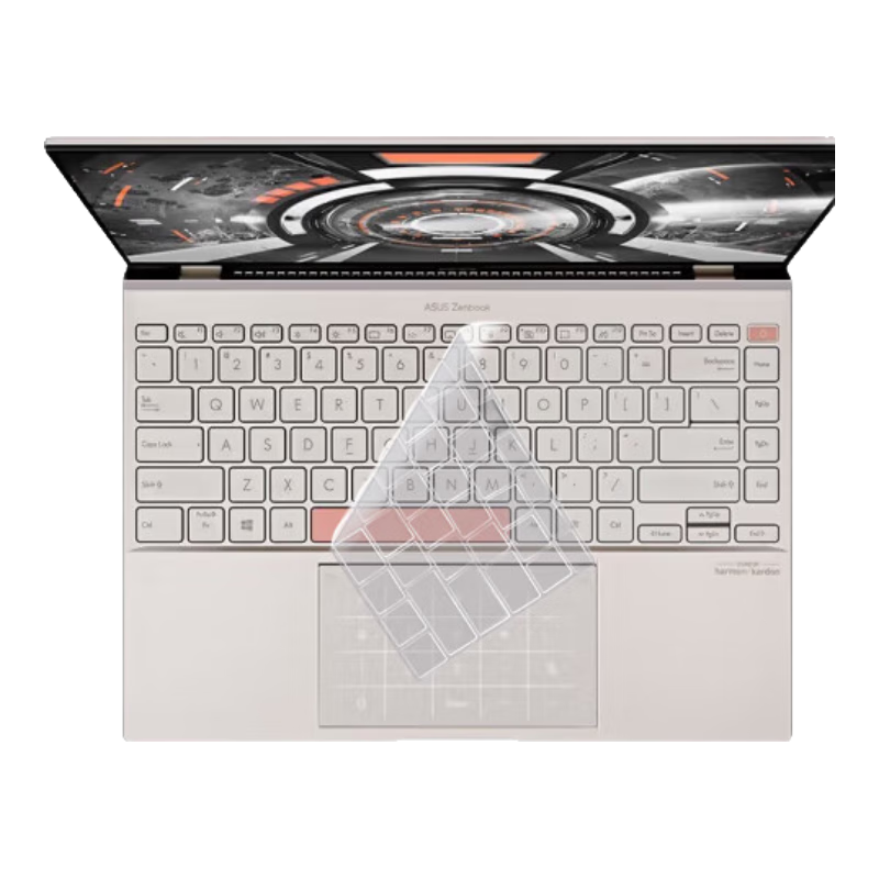 JPLAYER Keyboard Protector for ASUS ROG Zephyrus X14, 14-Inch 2022 Model Laptop Protective Film, High Transparency Ultra-Thin Invisible Sticker, Anti-Dirt Waterproof Dustproof TPU