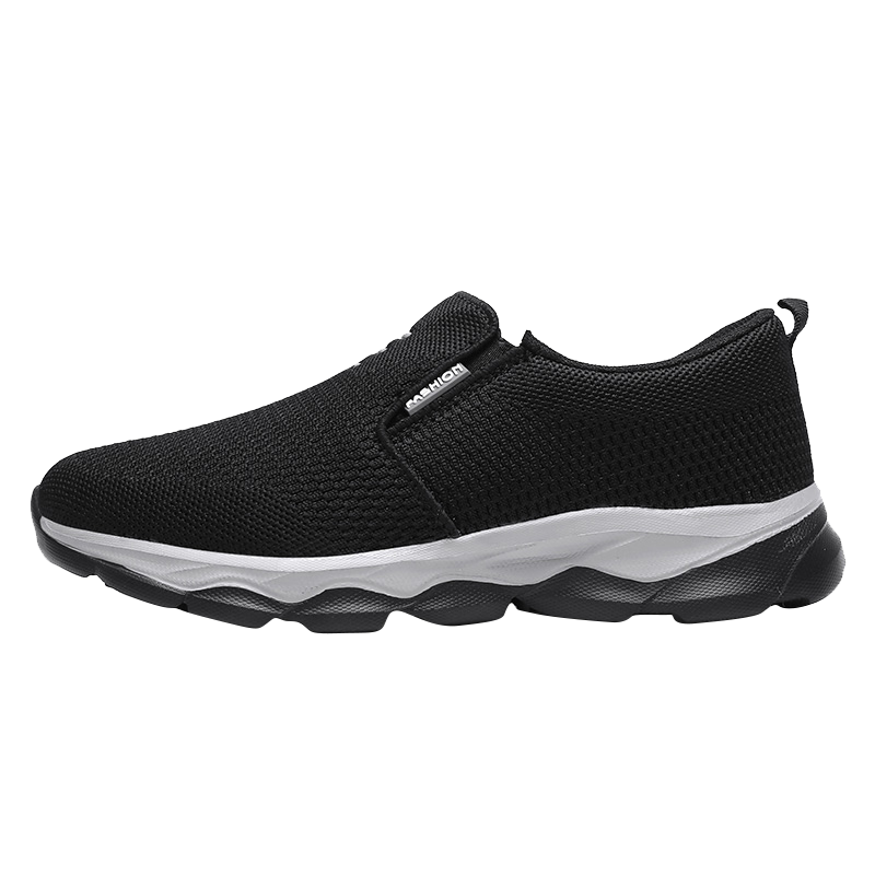 Pounise Middle-Aged And Elderly Walking Shoes, Comfortable And Lightweight, Mom Shoes for Women, PYX-LK6952, Black, Size 40