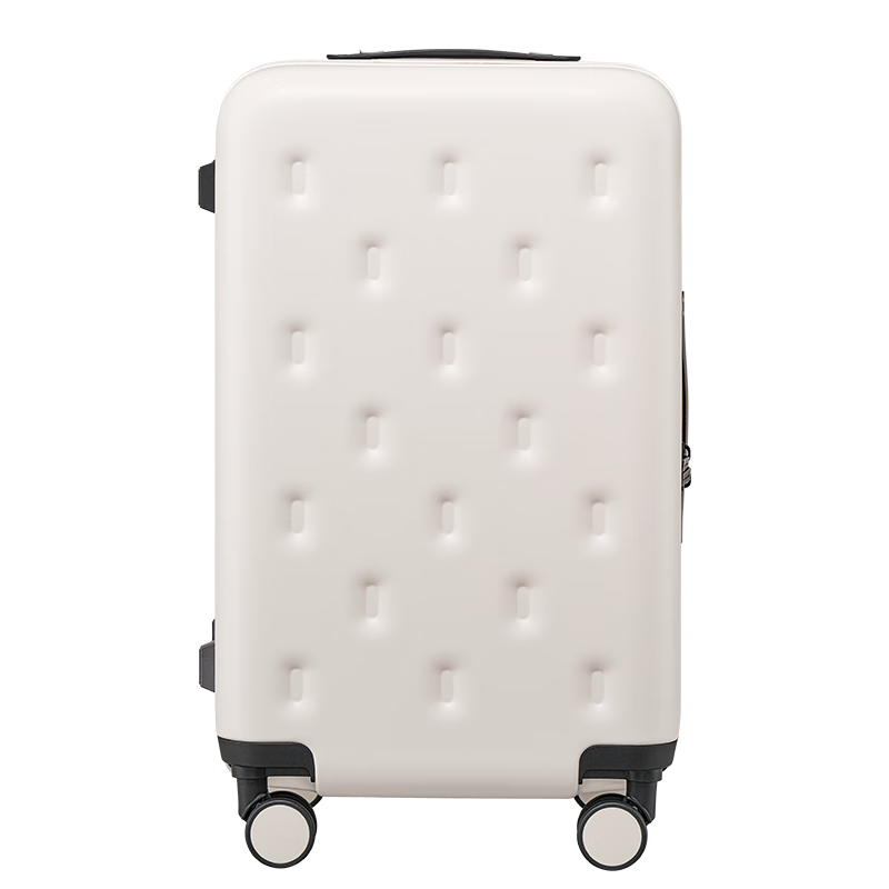 Mijia Xiaomi Suitcase, 22-Inch Trolley Case, Multifunctional Travel Luggage, Spinner Wheels, Combination Lock, Unisex Suitcase, Cream White