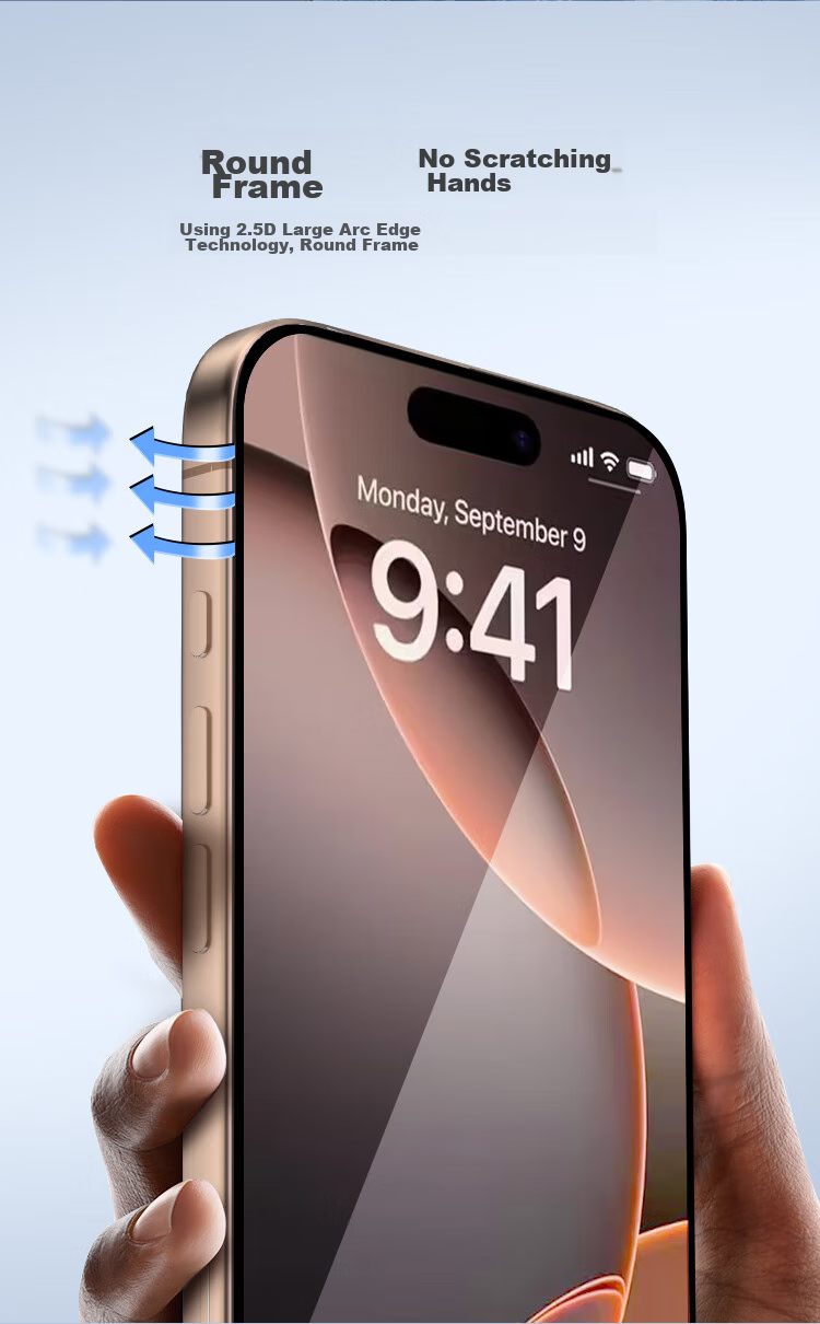 JD Original [Dust-Free Storage 2-Pack] Compatible with Apple 16/15, High-Definition Tempered Glass Screen Protector for IPhone 16, HD Phone Film, Dust-Proof, Shockproof, Anti-Fingerprint, Ultra-Thin, Full Coverage, with Dust-Free Storage 9
