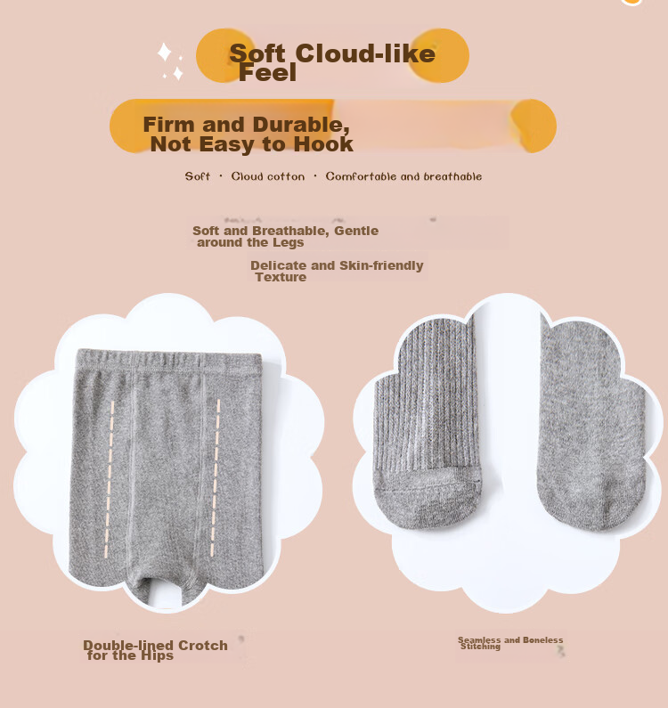 LangSha Children's Leggings, Girls' Thin Spring And Autumn Socks, Big Kids' Pantyhose, Versatile Dance Socks for Girls 4
