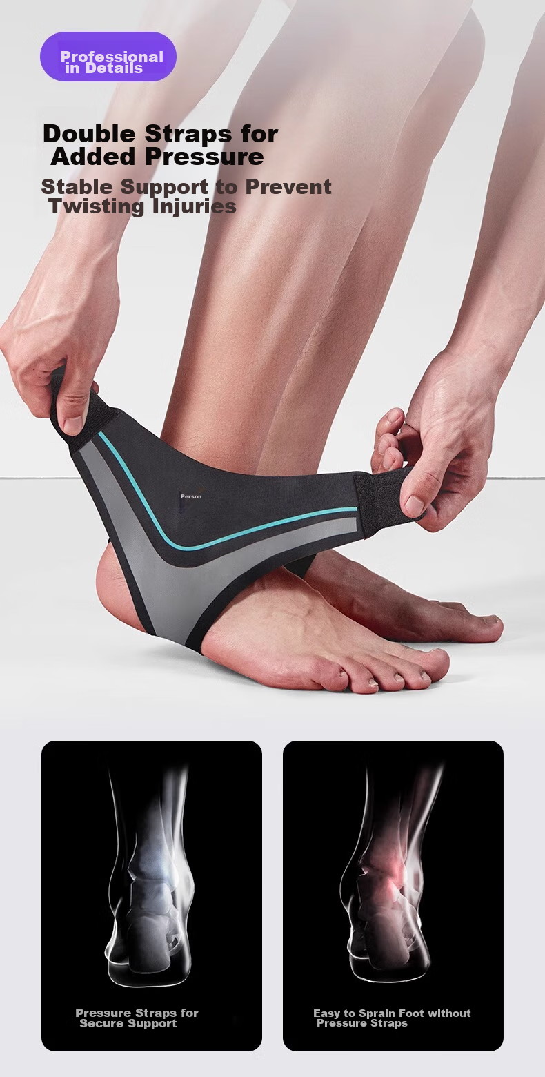 Keep Ankle Brace [3A Antibacterial] Anti-Sprain Ankle Support for Sprain Recovery And Joint Protection, Professional Fixation, 2-Pack S/M 4