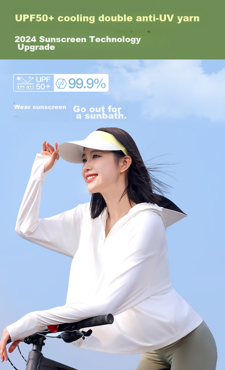 MiiOW Women's Sun Protection Clothing [UPF50+] 2026 New Summer Outdoor UV-Resistant Ice Silk Breathable Sun Protection Jacket 1