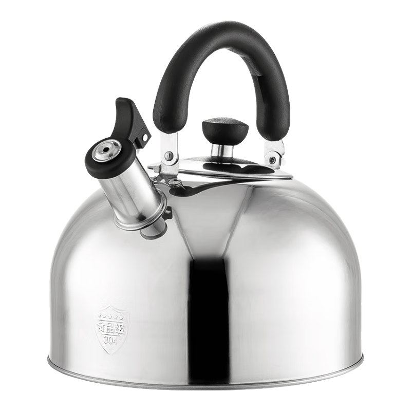 MAXCOOK Kettle, 304 Stainless Steel Whistling Kettle, 3L Thickened Sound-Making, Compatible with Gas And Induction Cookers, Lechu Series MCH886