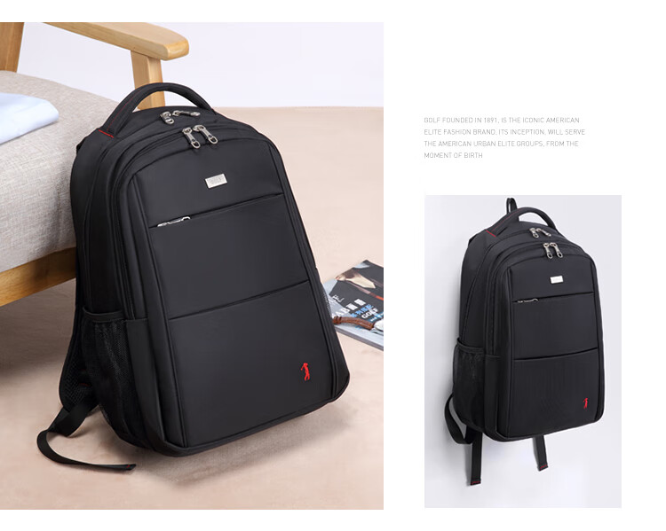 GOLF Business Casual Backpack for Men And Women, 15.6-Inch Laptop Bag, Large Capacity Backpack for Students 18