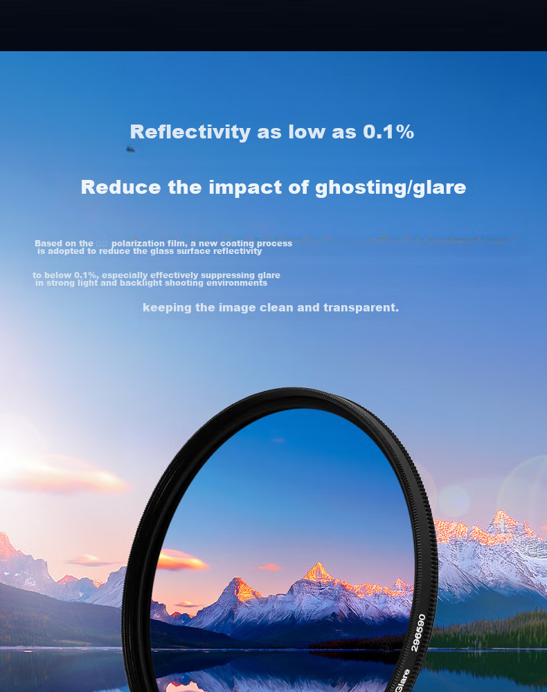 Kase Polarizing Filter Third Generation, Kase CPL72mm Polarizing Filter, High Definition, High Transparency, Low Reflection, Eliminates Glare, Increases Saturation, CPL III 7