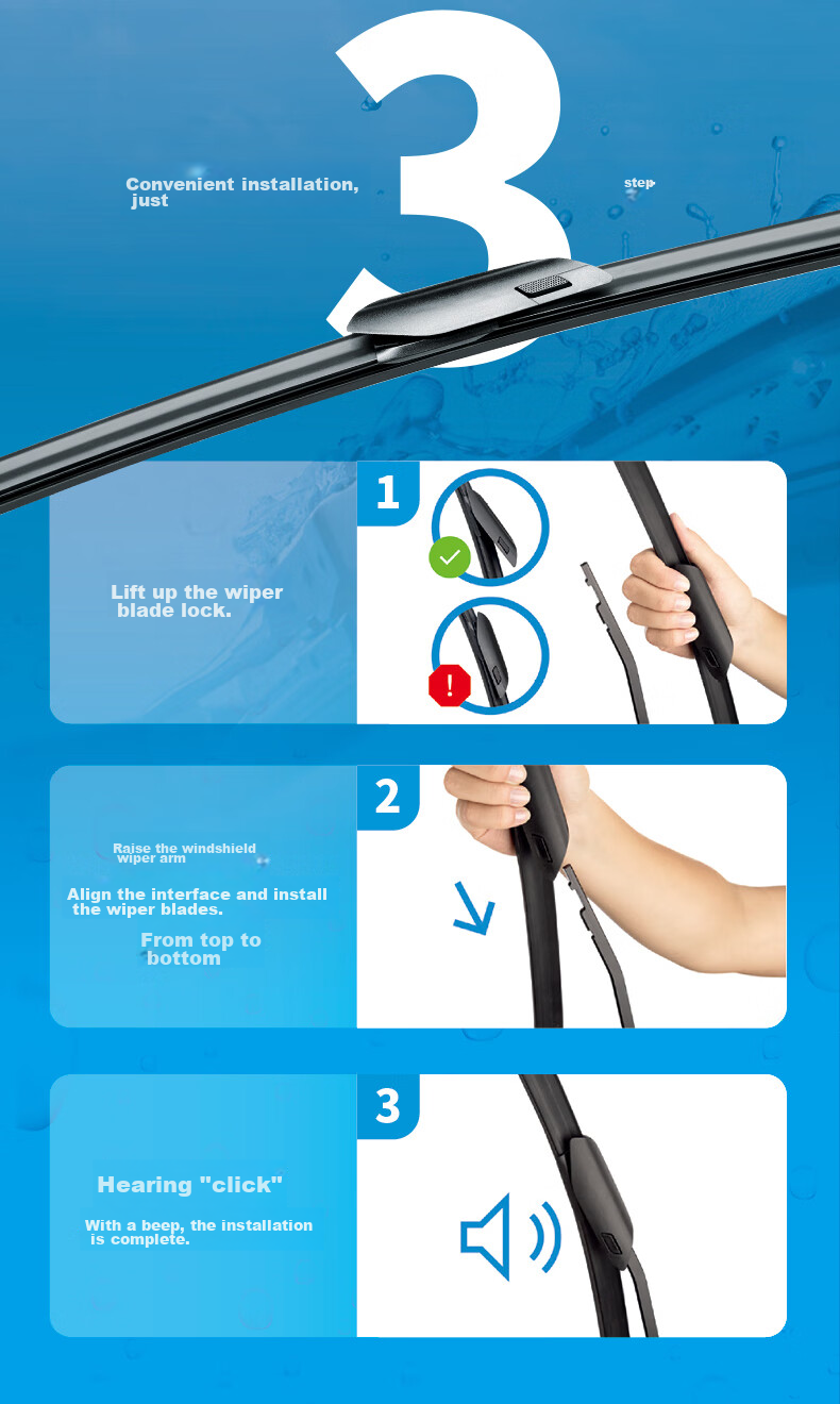 BOSCH Shenyi Original Windshield Wiper Blades Compatible with Haval Chulian/Chitu 2020- 3