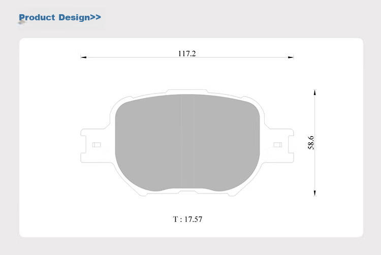 BOSCH Brake Pads, Front Brake Pads Suitable for Toyota Corolla/Corolla EX, 0986AB1369 3