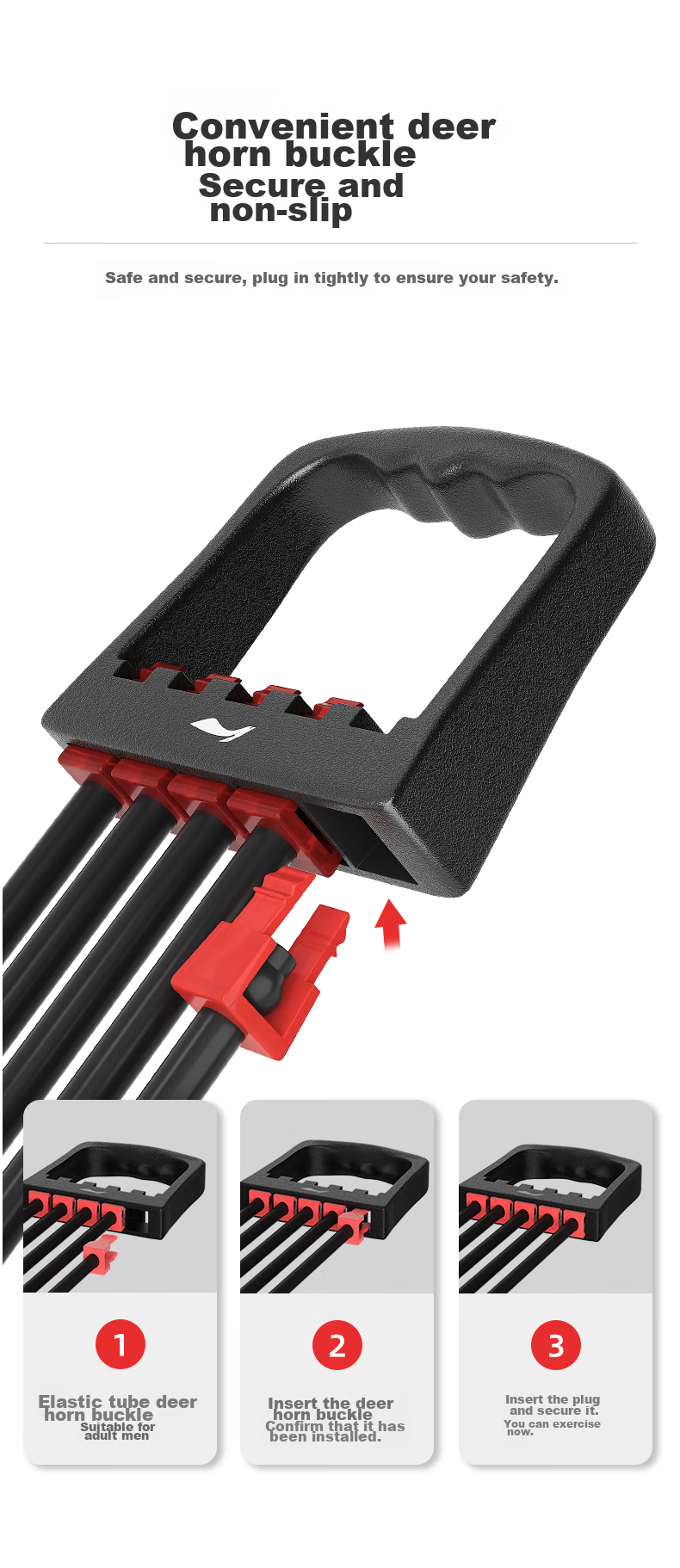 Li-Ning Chest Expander Resistance Band for Men, Shoulder Exercise Fitness Equipment, Home Use Pectoral And Arm Strength Training Rope, Back Opener Muscle Trainer 7