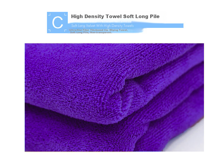 Good Weather Cleaning Cloths for Car Washing, Glass Wiping, Housekeeping, Cleaning, And General Maintenance - Purple, Thickened, 10 Pieces, 30*70 Cm 8
