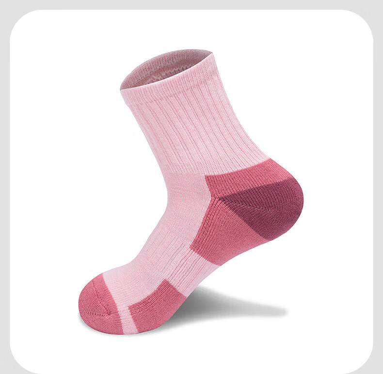 TFO Competition-Grade Outdoor Socks, Functional Sports Running Socks, Hiking And Mountaineering Socks 2202475, Women's Pink 11