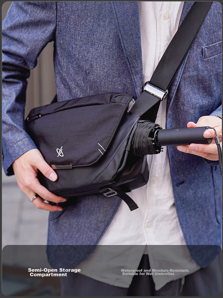GYXX Star Trace Crossbody Bag, Unisex Shoulder Functional Chest Bag, Sports Casual Commuter Backpack, Trendy Large Capacity Tablet Messenger Bag 13