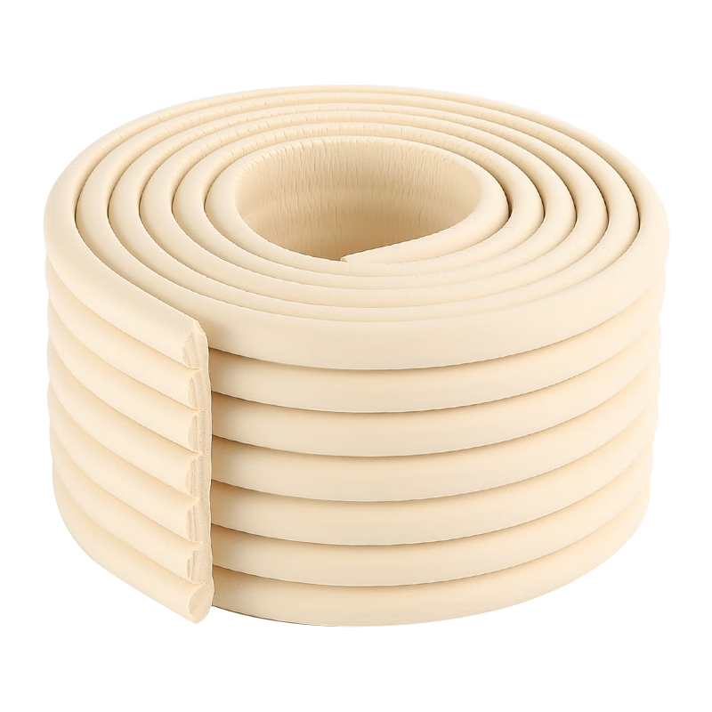 Modouyu Anti-Collision Strip Edge Protection Bumper for Walls, Windowsills, Table Edges, Corner Guards, Anti-Bump Soft Padding, Widened And Thickened W-Shaped 4 Meters