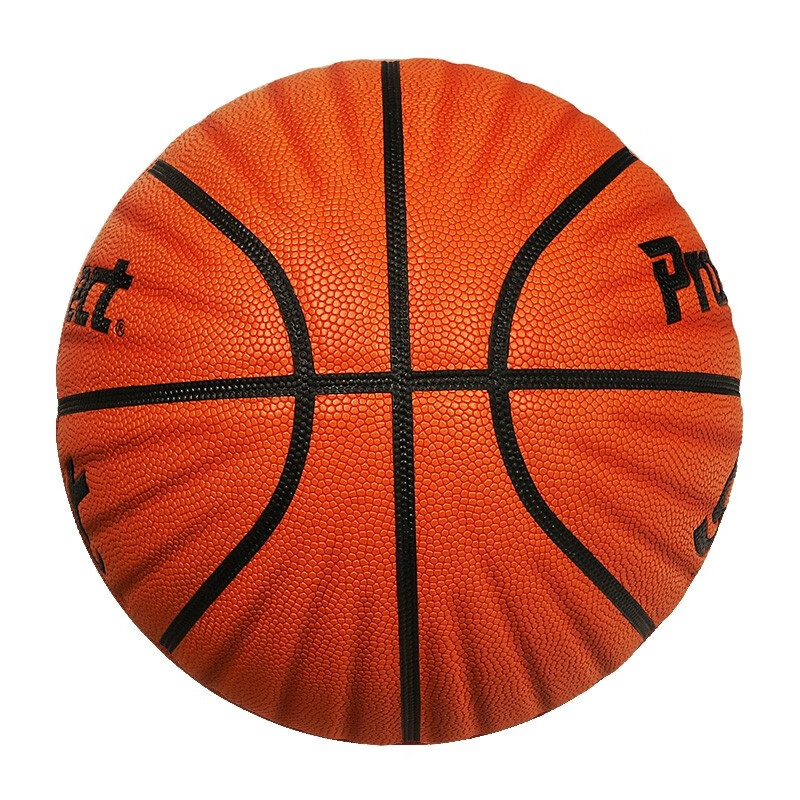ProSelect Basketball, Size 7, Moisture-Absorbing PU Wave Pattern, Cement Court Wear-Resistant, Indoor And Outdoor Training And Competition Basketball, GB672GTV
