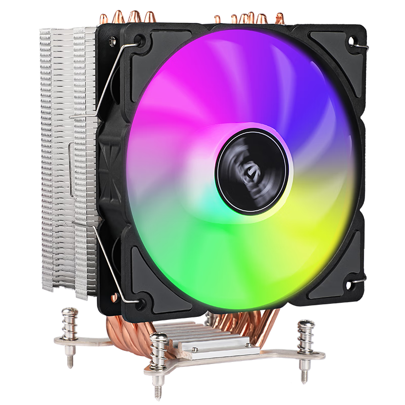 BUBALUS T61 6 Heat Pipe CPU Air Cooler (Compatible with Intel Platform/PWM Temperature Control/12CM Fan/Thermal Paste Included/Lock-In Design/Supports 1700)