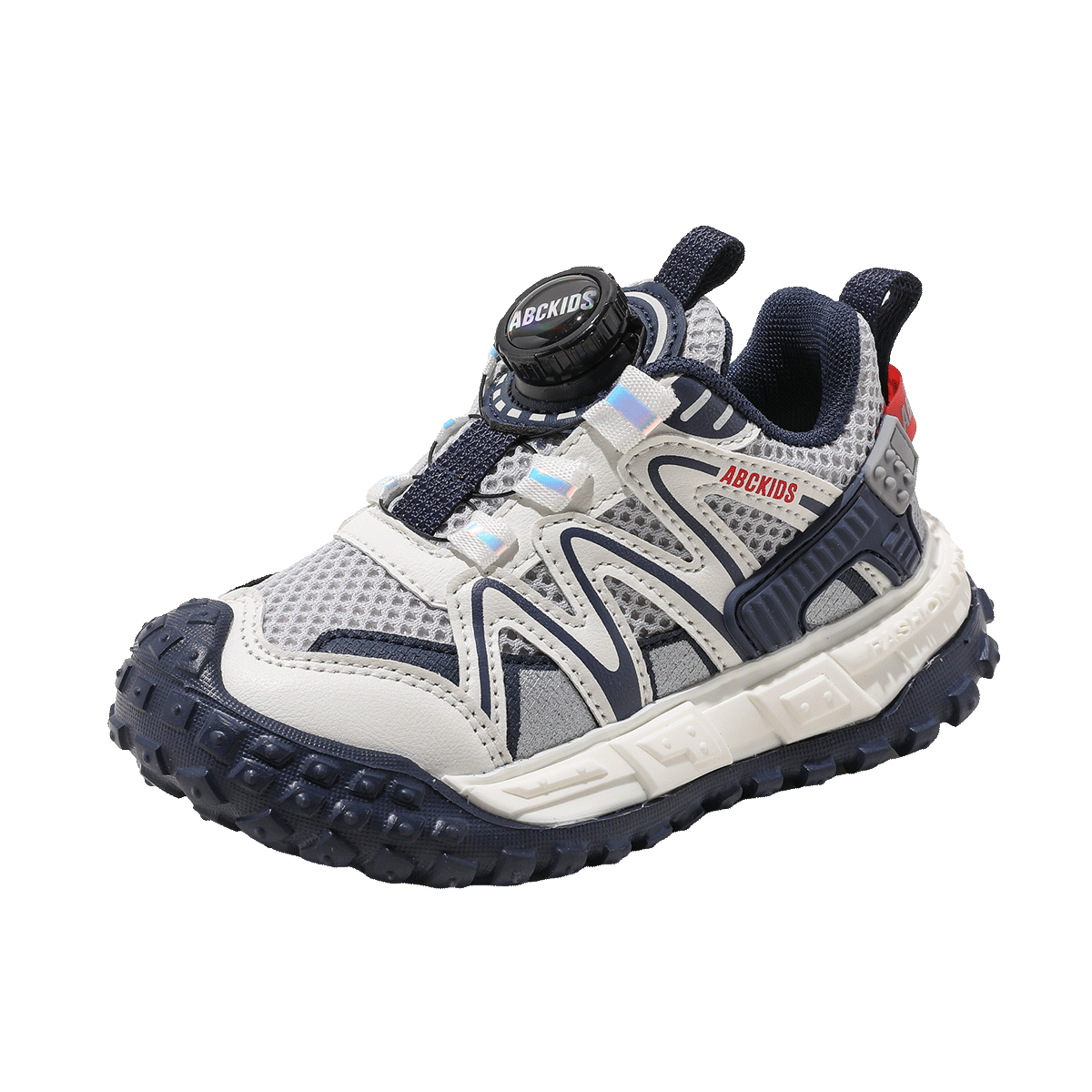 ABC KIDS Children's Running Shoes, Spring And Autumn Season, Boys And Girls Versatile Sneakers, Beige Blue (Slightly Darker), Size 29