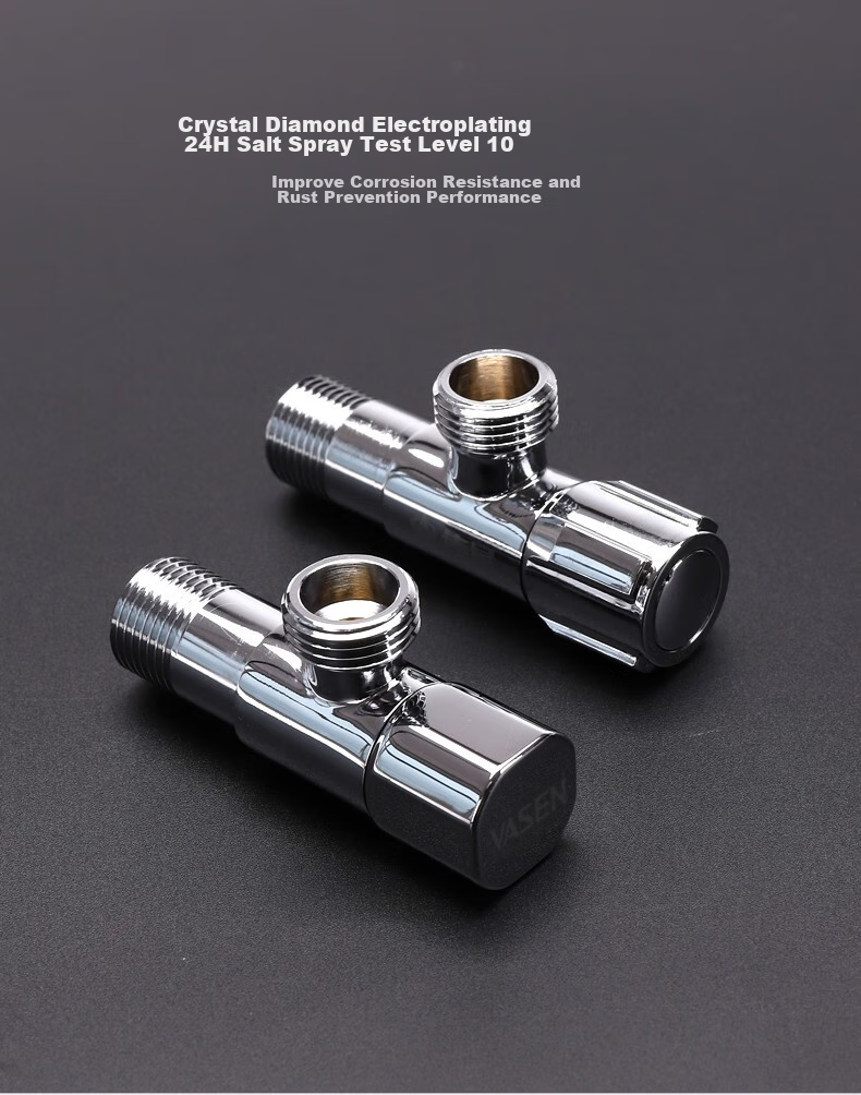 Weixing Toilet Check Valve, Brass with Backflow Prevention Valve Ceramic Core, Cold And Hot Water Compatible, 1/2 Inch Inlet 1123 9