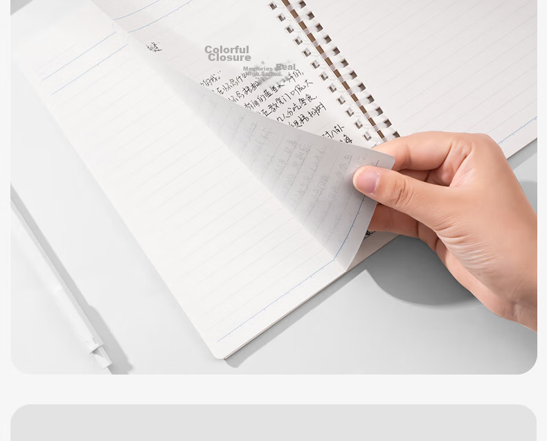 Deli Notebook, Comfortable to Hold, Spiral-Bound B5/60 Sheets, Soft Spiral Paper, Kraft Paper, Spiral Notebook for Students' Homework And Research, Single Book Pack, Luanwen Paper, LB560-T 8