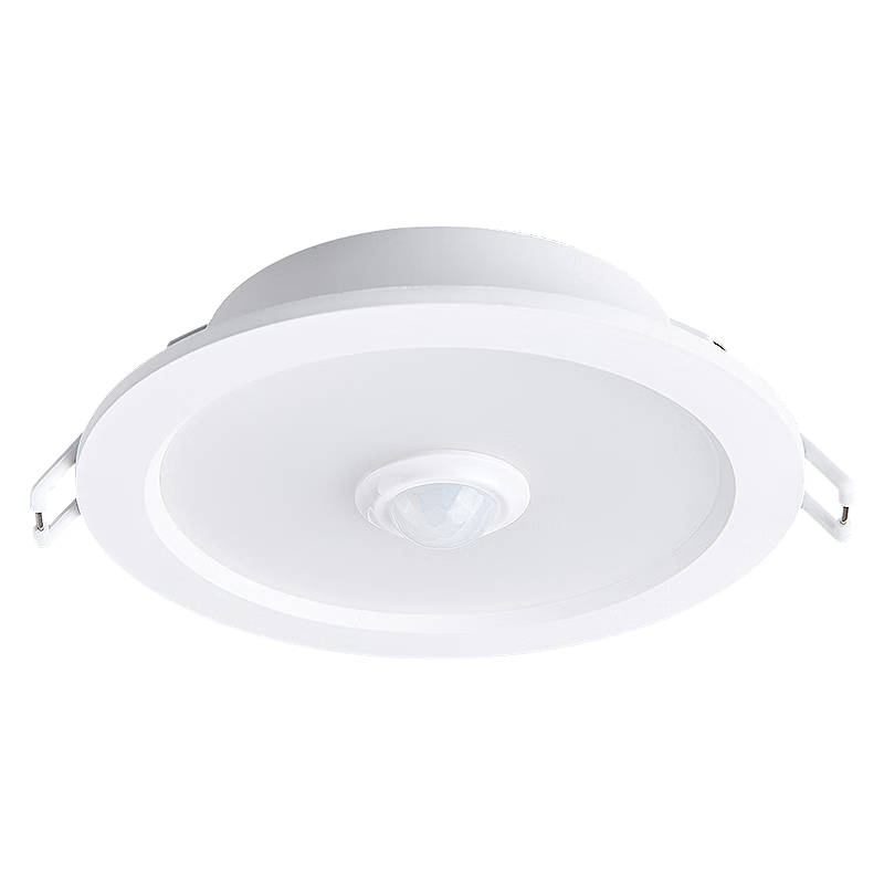 FSL Foshan Lighting LED Downlight, 3-Inch 6W Cool White 6000K, Smart Light Control, Infrared Human Body Sensor Downlight, Full Brightness to Full Darkness