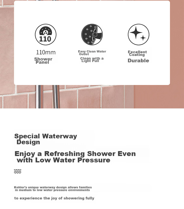 KOHLER Handheld Shower Head, Single Spray [Five Functions], K-30251T Silver 4