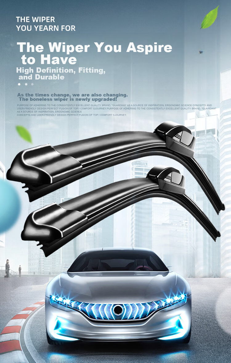 Aoye Windshield Wipers Suitable for Roewe 950(11-19)/e950, Frameless Design, Original Size Front Wipers, 1 Pair, 26+18 Inches 2