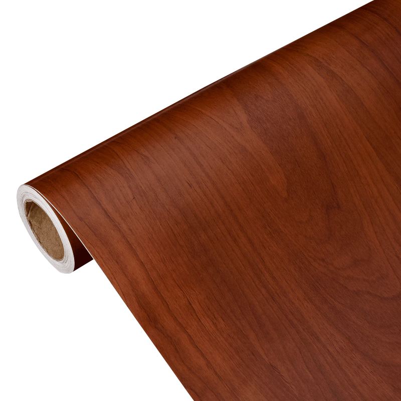 Qinghua Furniture Sticker, Self-Adhesive Desktop Color-Changing Wardrobe Renovation, Furniture Film Wood Grain Sticker Wallpaper, Cedar Wood Pattern, 60*300cm
