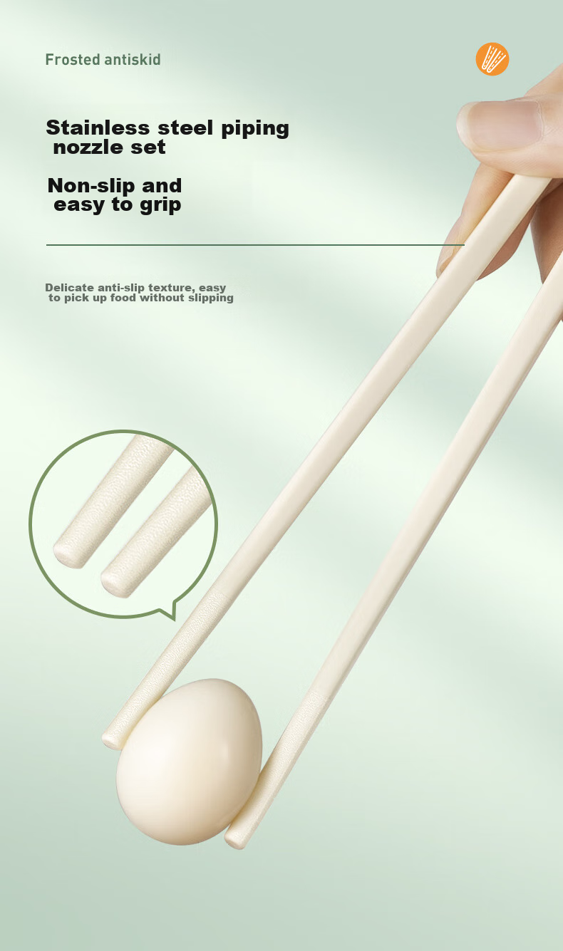 SUPOR Alloy Chopsticks, Antibacterial, Non-Slip, Mold-Resistant, Heat-Resistant, High-Quality Household Color-Coded Chopsticks TK2162E 9